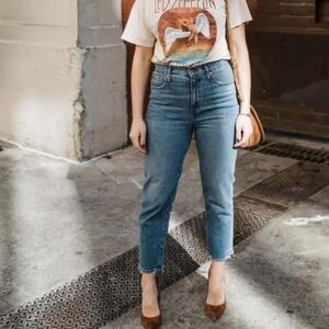 Madewell Blue Straight Leg Jeans